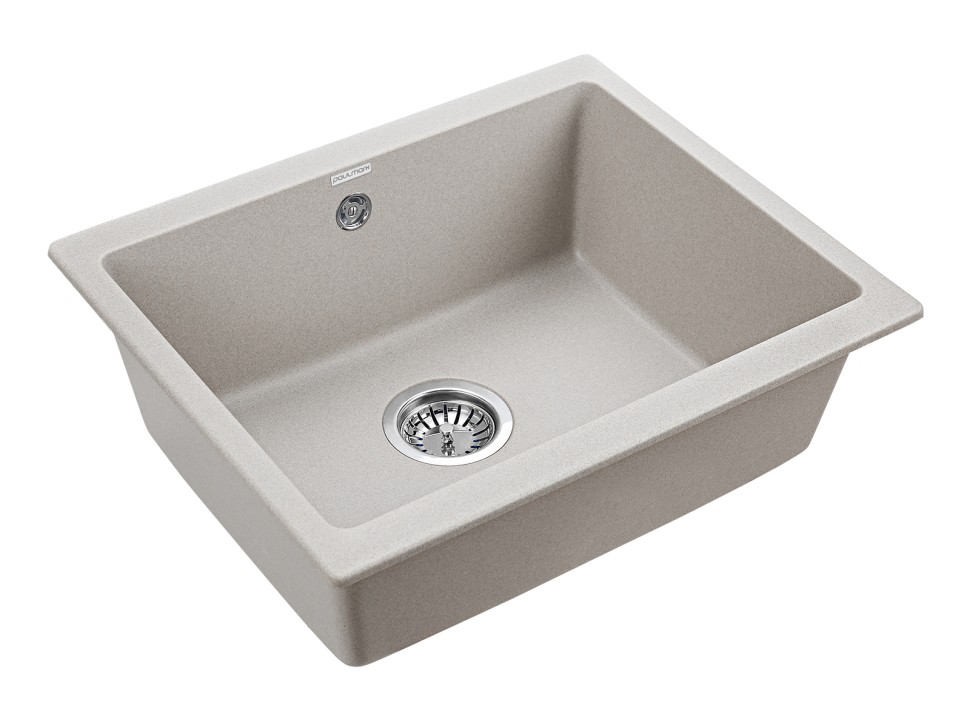 Мойка GERA 60, IT-GRANIT, PM205546-GR, серый, 555х460, подст. мон. Paulmark