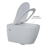 Унитаз BERGES подвесной MASCON  Rimless 57 см, сиденье дюропласт Toma Slim SO, микролифт, быстросъем