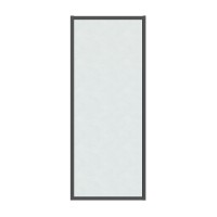 Боковая стенка Grossman Style 200.K33.05.70.21.02 (70х195) черный матовый,стекло шиншилла, 1 место