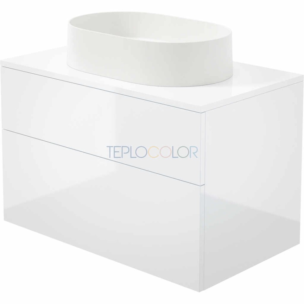 шкафчик для раковины, с гранитной раковиной - 55x35 cm