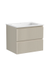 Тумба подвесная SANCOS Snob R 590х445х500, c двумя ящиками оснащенными доводчиками, Beige Soft , арт.SNR60CE