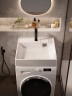 Раковина над стиральной машиной Uperwood Naomi, 60х60х11 см, белая глянцевая
