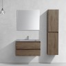База под раковину Luka 800 подвесная, 2 выкатных ящика soft-close, R.Oak