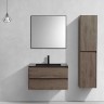 База под раковину Luka 800 подвесная, 2 выкатных ящика soft-close, R.Oak