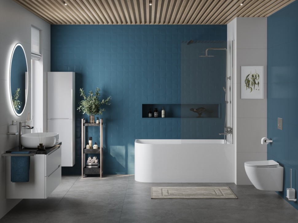 Акриловая ванна BELBAGNO BB712-1500-730-R