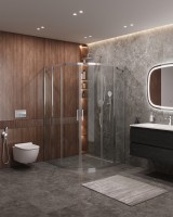 Душевой уголок CEZARES MOLVENO-R-22-100+20-C-Cr-IV