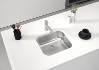 Мойка VELLO 48 UNI, нерж. сталь, VE48-BS, брашированная нерж. сталь, 480х440мм, Paulmark