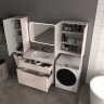 Тумба напольная STYLELINE "Марелла 90" (2 ящ.) Люкс Плюс антискрейтч карамель с раковиной Марелла Люкс 900х400  