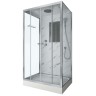 Душевая кабина Niagara Luxe NG-7772QM (120x90х210) низкий поддон(15см),дверь раздвижная,стенки мрамор,4 места