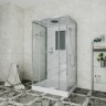 Душевая кабина Niagara Luxe NG-7772QM (120x90х210) низкий поддон(15см),дверь раздвижная,стенки мрамор,4 места