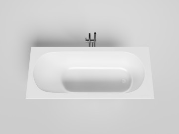 Ванна встраиваемая ORNELLA KIT 180x80 покраска по RAL полностью S-Stone Матовое