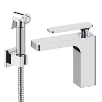 Смеситель для раковины с гигиеническим душем Timo Torne 4360/00G хром