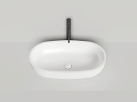 Раковина накладная GLORIA 05 640х385х145 S-Stone Матовое