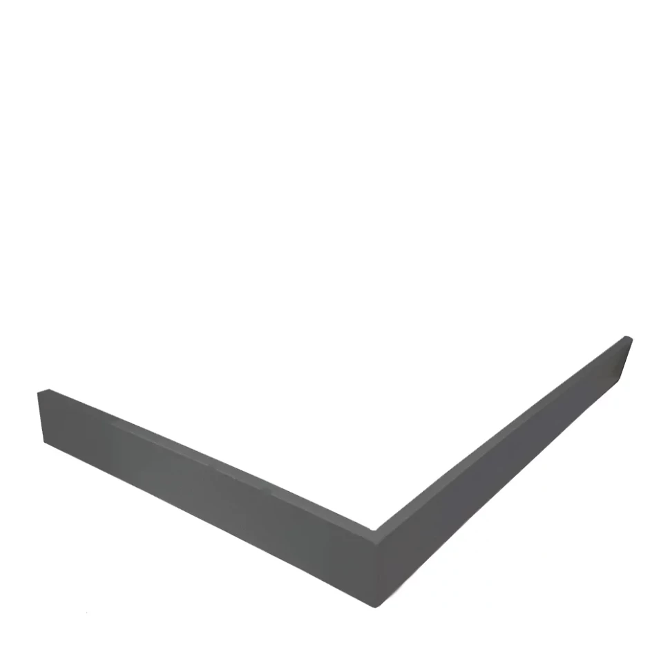Экран для душевого поддона Veconi Pietra PS AG, 900x900x30, гелькоут и стекловолокно, антрацитово-серый