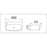 Раковина Ceramalux N 9055