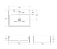 Накладная раковина BelBagno BB1367
