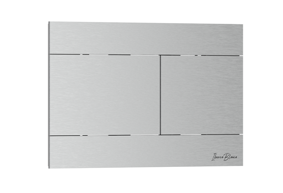 Комплект 3в1 IBERICA BLANCA инсталляция SILENCIO MINI, унитаз BURGOS ALTO белый, кнопка смыва INOX-R хром матовый (IB.001M.BRA.234.1501)