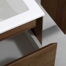 База под раковину Luka 800 подвесная, 2 выкатных ящика soft-close, T.Oak