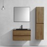База под раковину Luka 800 подвесная, 2 выкатных ящика soft-close, T.Oak