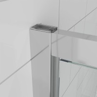 Душевой угол Veconi Ottimo P30SP CH, 900х1000х1900 хром, стекло матовое