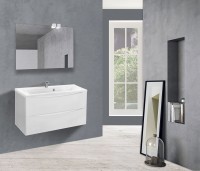 База под раковину Mia 900 подвесная, 2 выкатных ящика soft close, G.White