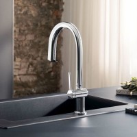 Смеситель Hansgrohe Aqittura для кухни, 1 отверстие, с вытяжным изливом 1jеt и функцией фильтрации, цвет: хром 76803000