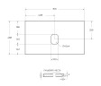 Столешница из керамогранита BelBagno KEP-80-CEM-W0 Cemento