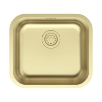 Мойка VELLO 48 UNI, нерж. сталь, VE48-LG, светлое золото, 480х440мм, Paulmark