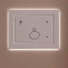 Зеркало LED OTTIMO Corsica New 800x700 c сенсорным выключателем и диммером