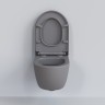 Унитаз Abner 103T20301R (545*360*330) МАТОВЫЙ СЕРЫЙ подвесной БЕЗОБОДКОВЫЙ, 1 место