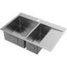 Кухонная мойка Omoikiri Akisame 78-2-L-IN нерж. сталь/нержавеющая сталь