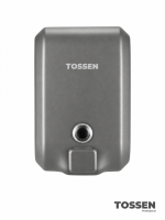 TOSSEN MN-1200 MG - механический диспенсер жидкого мыла (коллекция «Благородный графит»)  