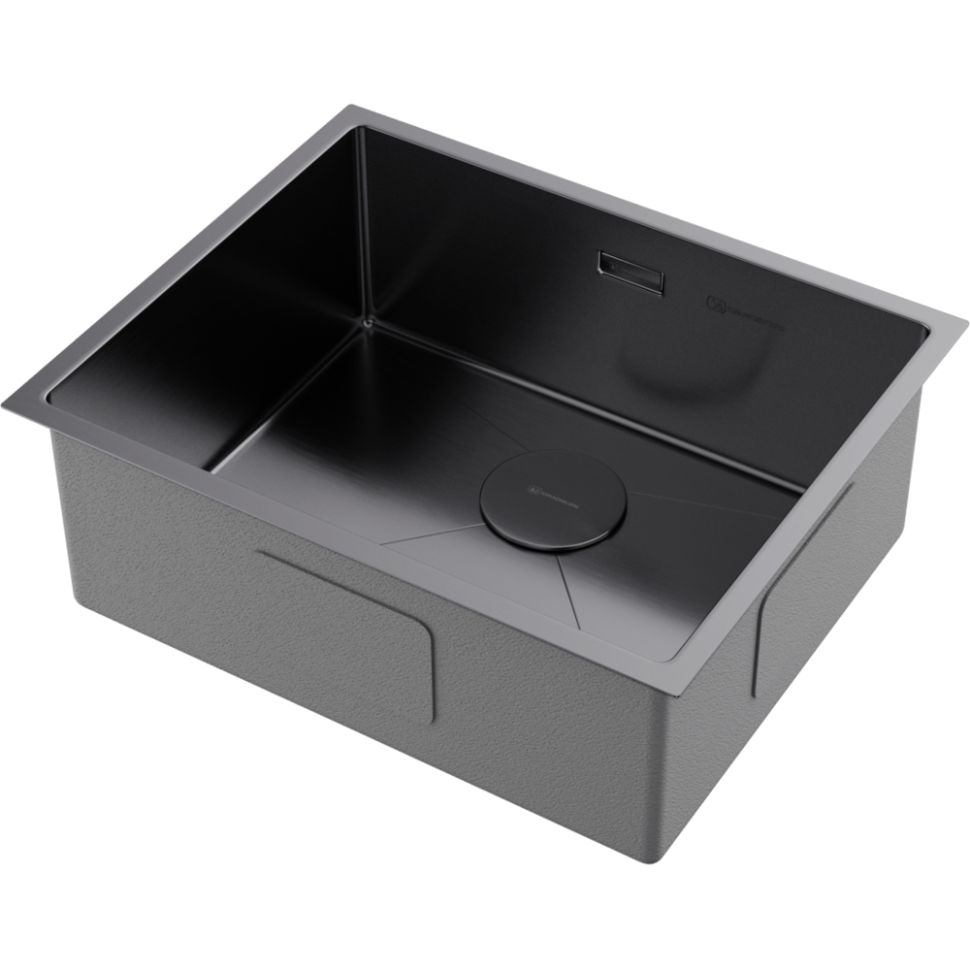 Кухонная мойка Omoikiri Taki 54-U/IF-GM нерж. сталь/вороненая сталь