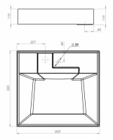Раковина для стиральной машинки OTTIMO MO600