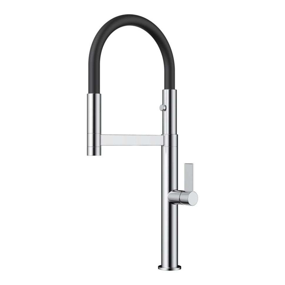 Смеситель для кухни Omoikiri Osaka-C-BL латунь/хром/черный