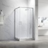 Душевой угол Veconi Rovigo RV-27CH, 1200х900х1900, хром, стекло прозрачное