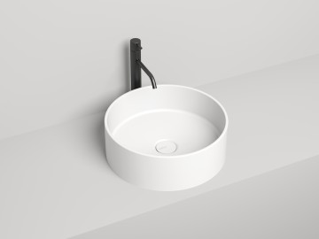 Раковина накладная ARMONIA 02 покраска по RAL полностью 440х440х150 S-Stone Матовое