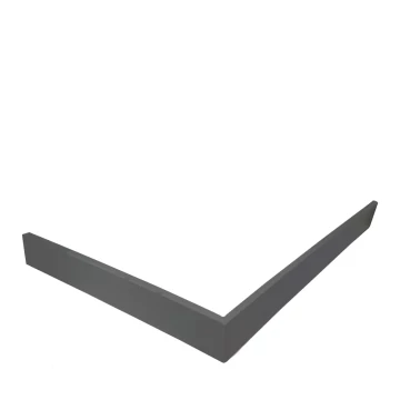 Экран для душевого поддона Veconi Pietra PS AG, 1000x1000x30, гелькоут и стекловолокно, антрацитово-серый