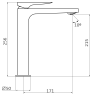 Смеситель для раковины GRB KALA XL 60525655, медь