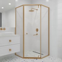 Душевой уголок RGW HO-088Gb (Прозрачное, 1000x1000)