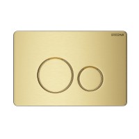 Клавиша смыва Grossman Style 700.K31.05.32M.32M золото сатиновый,1 место