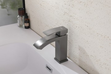 Смеситель ABBER Wasserfall AF8610NG для раковины, никель