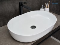 Раковина Gid D1348 51204 накладная белая 61x41x13.5