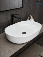 Раковина Gid D1348 51204 накладная белая 61x41x13.5