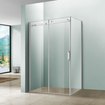 Душевой уголок Комо (Como) VSR-1C1015CL, 1500*1000, хром, стекло прозрачное