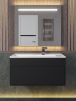 Раковина для ванной Uperwood Lotus Premium 80х50х13 см, белая глянцевая