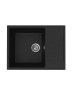 Кухонная мойка из искусственного камня Uperwood ECON UPD-202-004, прямоугольная, черная матовая