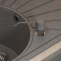 Дозатор для моющих средств Uperwood Quartz UPD-01-03-D, серый