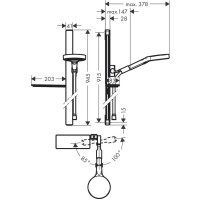 Душевой гарнитур Hansgrohe Rainfinity 27671000 хром