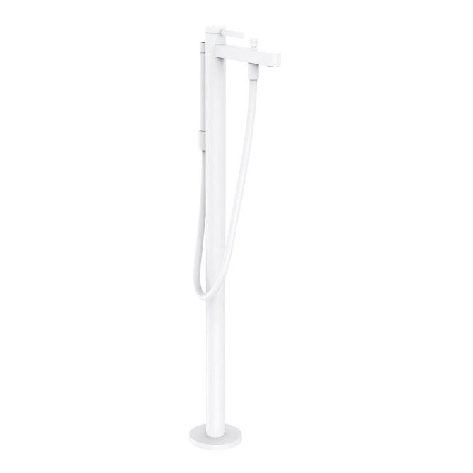 Смеситель для ванны Hansgrohe Finoris, напольный 76445700, белый матовый